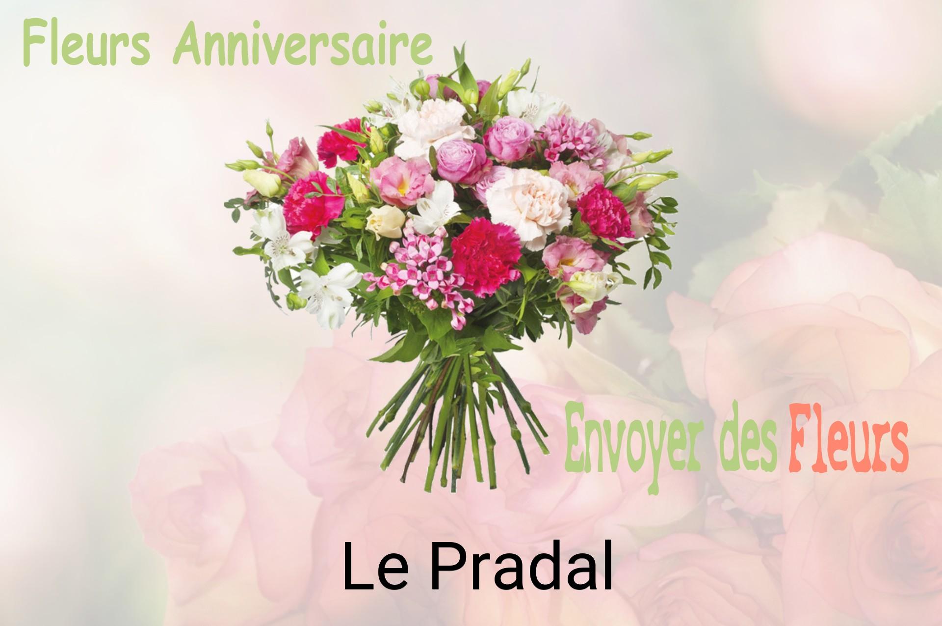 Bouquet de fleurs d’anniversaire livré à Le Pradal